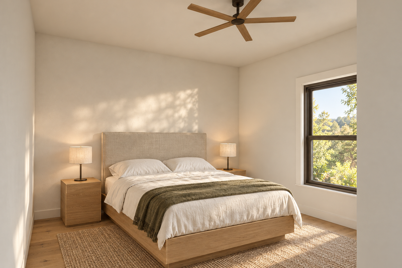 House Blueprint - Interior - Bedroom 1 for Farmhouse House Plan #923-520 - 4 bed, 3 bath