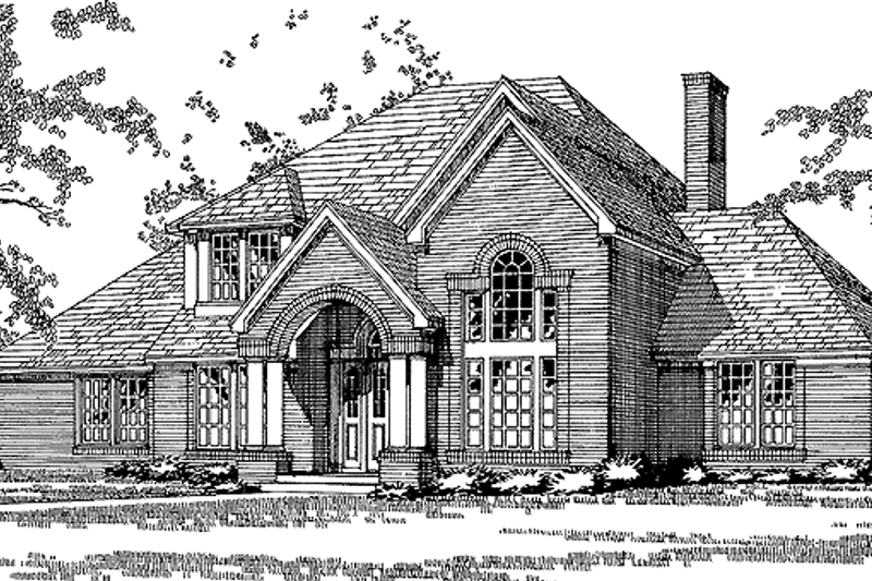 Dream House Plan - Traditional Exterior - Front Elevation Plan #472-170