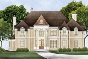 Dream House Plan - European Exterior - Front Elevation Plan #119-421