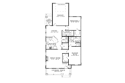 Craftsman Style House Plan - 2 Beds 2 Baths 1309 Sq/Ft Plan #17-3361 