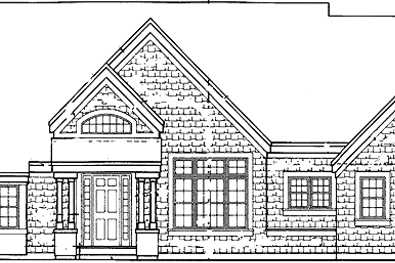 Dream House Plan - Exterior - Front Elevation 3 for Craftsman House Plan #320-657 - 2 bed, 2 bath