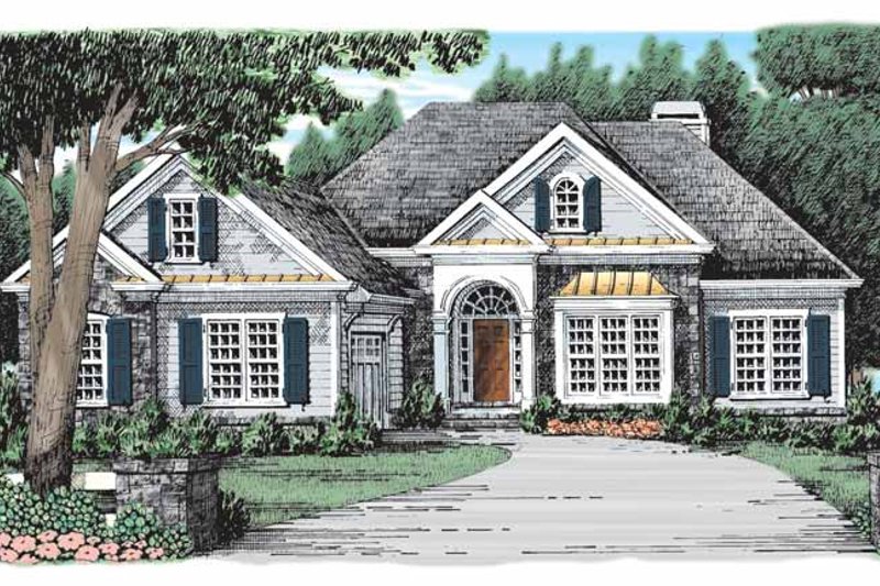 Home Plan - Country Exterior - Front Elevation Plan #927-926