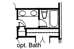 Floor Plan - Other Floor for Country House Plan #120-200 - 3 bed, 2.5 bath