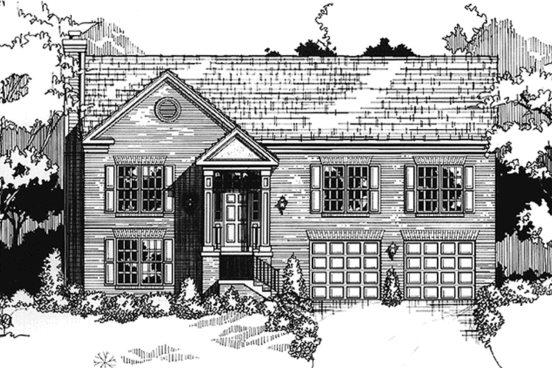 Architectural House Design - Colonial Exterior - Front Elevation Plan #953-123