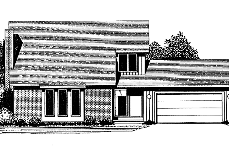 Home Plan - Colonial Exterior - Front Elevation Plan #1001-7