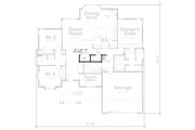 Craftsman Style House Plan - 3 Beds 2 Baths 1925 Sq/Ft Plan #20-2329 