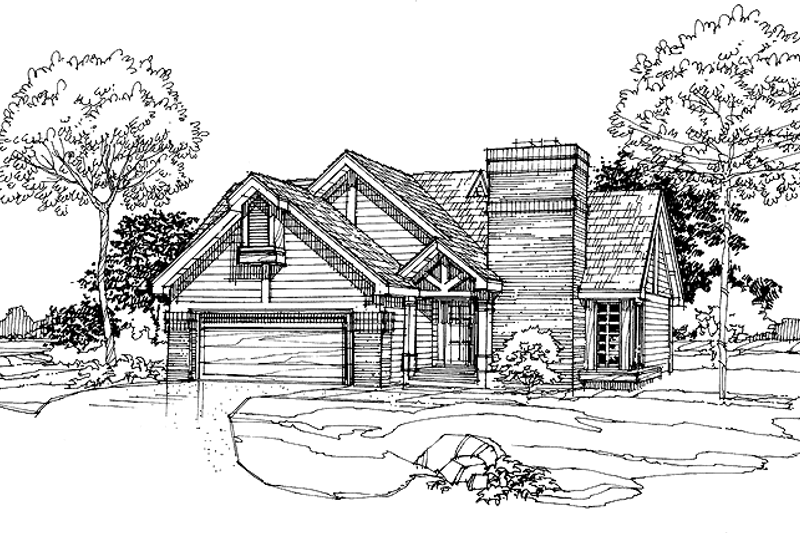 House Design - Ranch Exterior - Front Elevation Plan #320-566