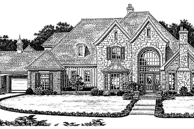House Design - Country Exterior - Front Elevation Plan #310-1032