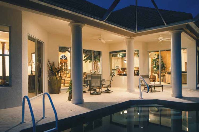 Dream House Plan - Exterior - Rear Elevation for Mediterranean House Plan #930-318 - 3 bed, 2 bath
