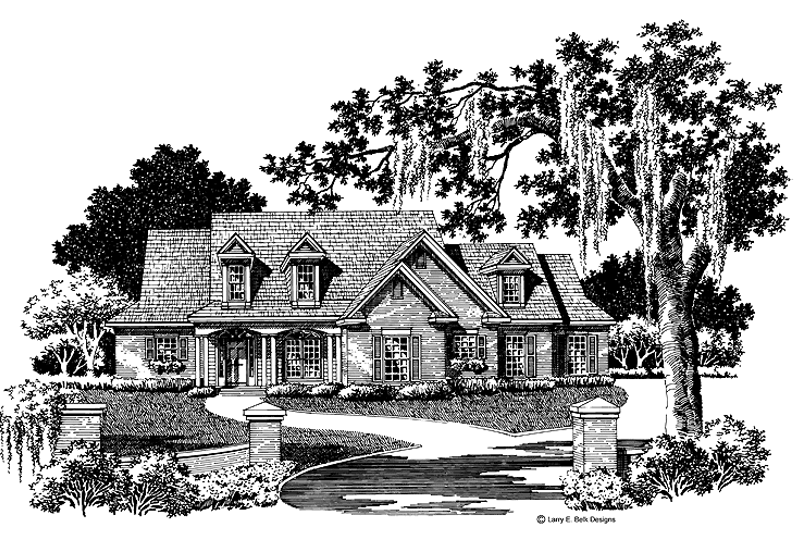 House Plan Design - Country Exterior - Front Elevation Plan #952-216