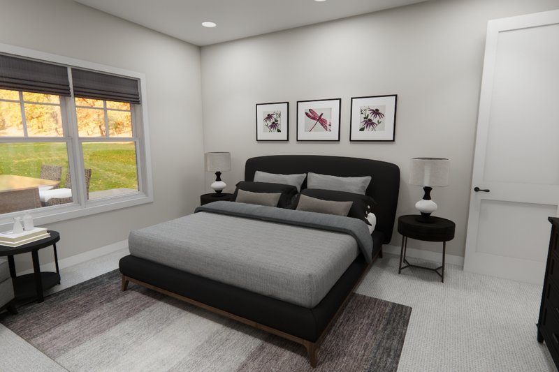 House Design - Interior - Master Bedroom for Craftsman House Plan #51-1507 - 4 bed, 3.5 bath