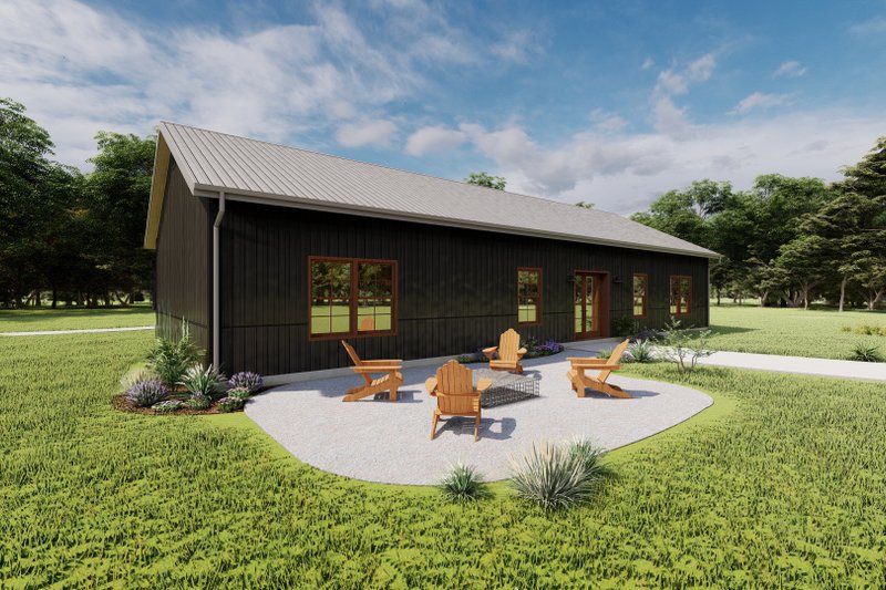 Dream House Plan - Exterior - Other Elevation 2 for Farmhouse House Plan #1092-15 - 3 bed, 2 bath