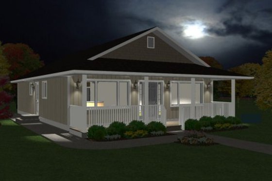 Exterior - Other Elevation for Cottage House Plan #126-145 - 3 bed, 2 bath