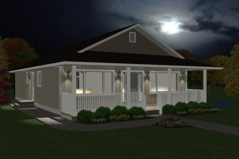 Home Plan - Exterior - Other Elevation for Cottage House Plan #126-145 - 3 bed, 2 bath