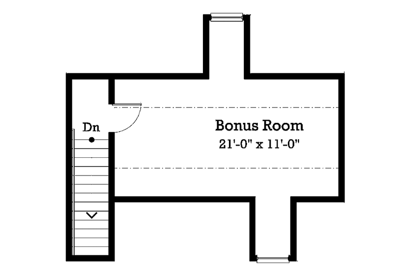 Home Plan - Floor Plan - Other Floor 2 for Country House Plan #930-255 - 3 bed, 2 bath