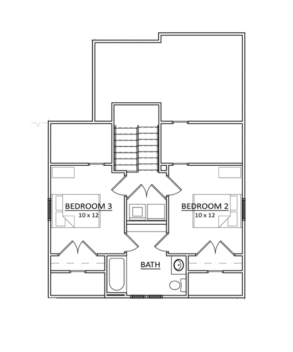 Home Plan - Craftsman Floor Plan - Upper Floor Plan #936-7