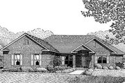 Traditional Style House Plan - 5 Beds 3.5 Baths 3366 Sq/Ft Plan #11-103 