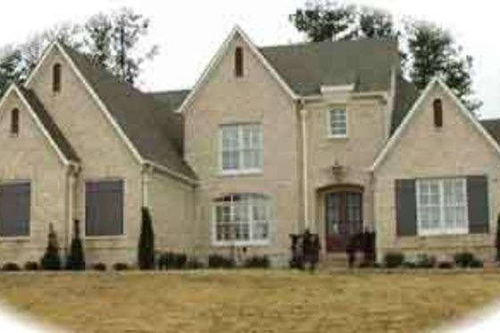 Exterior - Front Elevation for European House Plan #81-635 - 4 bed, 3.5 bath