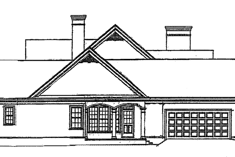 Home Plan - Exterior - Other Elevation for Country House Plan #429-95 - 4 bed, 3 bath