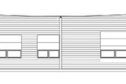 Traditional Style House Plan - 1 Beds 1 Baths 700 Sq/Ft Plan #484-10 