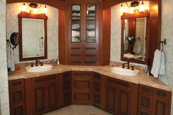 Interior - Master Bathroom for European House Plan #928-190 - 2 bed, 2.5 bath