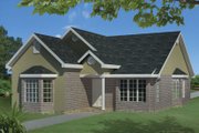 Ranch Style House Plan - 3 Beds 2.5 Baths 1403 Sq/Ft Plan #1061-23 