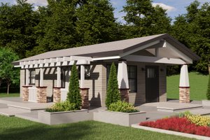 Home Plan - Craftsman Exterior - Front Elevation Plan #1106-123