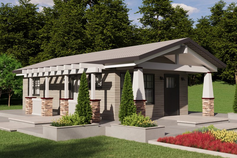 Home Plan - Craftsman Exterior - Front Elevation Plan #1106-123