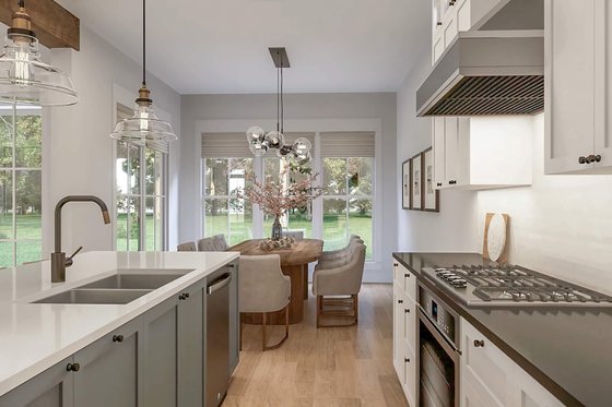 Interior - Kitchen 1 for Farmhouse House Plan #430-348 - 3 bed, 2.5 bath