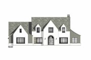 Tudor Style House Plan - 4 Beds 4.5 Baths 3608 Sq/Ft Plan #1096-41 