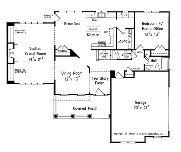 House Plan Design - Country Floor Plan - Main Floor Plan #927-690