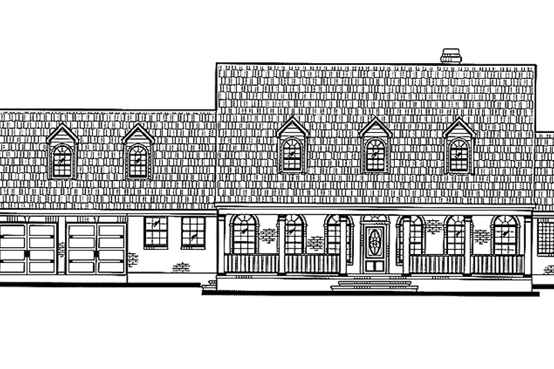 Home Plan - Country Exterior - Front Elevation Plan #968-36