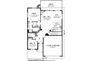 Ranch Style House Plan - 2 Beds 2 Baths 1459 Sq/Ft Plan #70-1041 