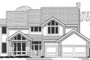 Traditional Style House Plan - 4 Beds 3.5 Baths 3259 Sq/Ft Plan #67-579 