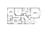 European Style House Plan - 3 Beds 4.5 Baths 3280 Sq/Ft Plan #411-648 