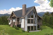 Cabin Style House Plan - 3 Beds 2.5 Baths 3005 Sq/Ft Plan #117-953 