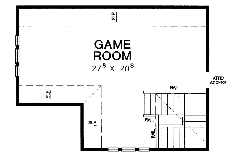 Dream House Plan - Floor Plan - Upper Floor for Country House Plan #472-82 - 4 bed, 3 bath