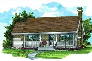 Farmhouse Exterior - Front Elevation Plan #47-420