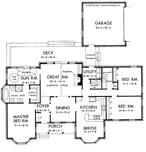House Plan Design - Country Floor Plan - Main Floor Plan #929-107