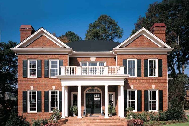 Home Plan - Exterior - Front Elevation 4 for Classical House Plan #429-68 - 4 bed, 3.5 bath