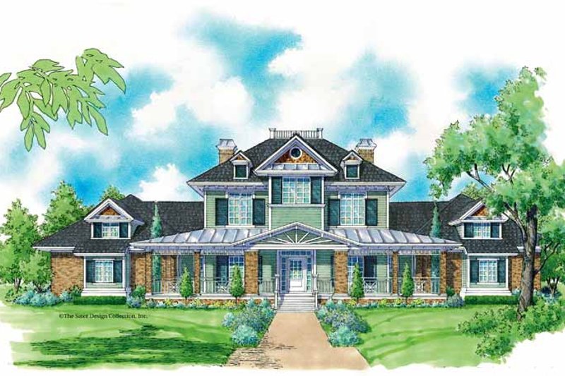 House Blueprint - Victorian Exterior - Front Elevation Plan #930-206