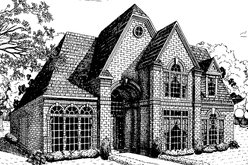 House Design - Country Exterior - Front Elevation Plan #974-27
