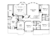 Colonial Style House Plan - 5 Beds 4 Baths 3284 Sq/Ft Plan #927-812 