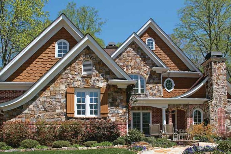 Dream House Plan - Craftsman Exterior - Front Elevation Plan #54-294