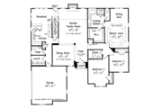 Country Style House Plan - 3 Beds 2.5 Baths 1943 Sq/Ft Plan #927-638 