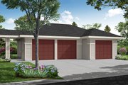 Traditional Style House Plan - 0 Beds 0 Baths 1072 Sq/Ft Plan #124-638 