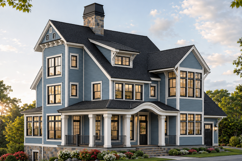 Dream House Plan - Exterior - Front Elevation 3 for Victorian House Plan #928-76 - 4 bed, 2.5 bath