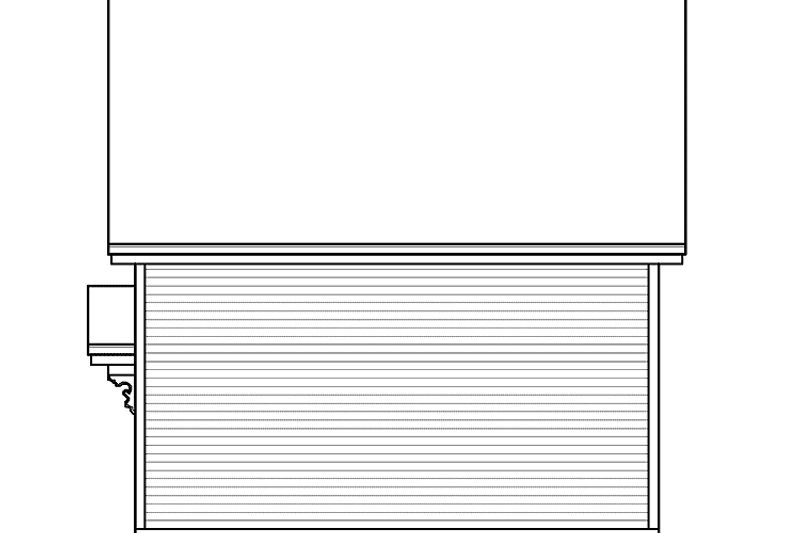 Home Plan - Exterior - Rear Elevation House Plan #23-2410, 0 bath