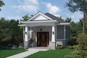 Cottage Style House Plan - 1 Beds 1 Baths 640 Sq/Ft Plan #1077-7 