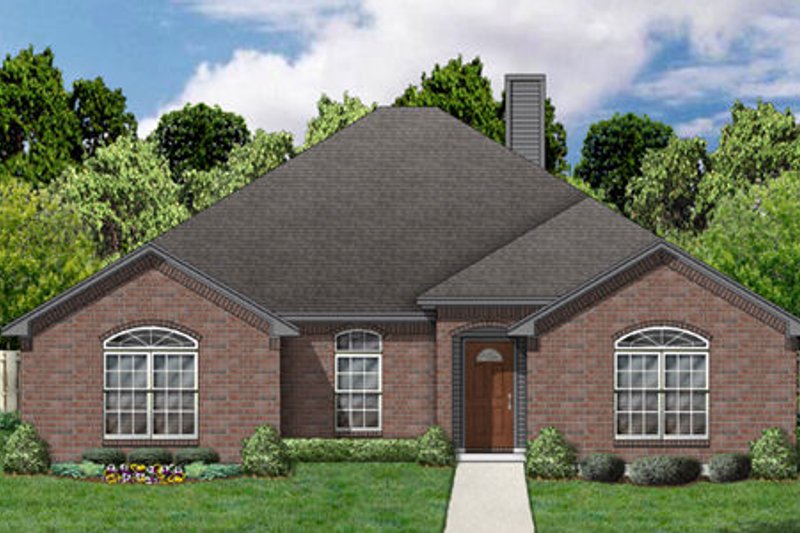 Dream House Plan - Traditional Exterior - Front Elevation Plan #84-351